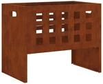 vidaXL Feuerstelle Braun 50 x 30 x 40 cm Stahl 858971