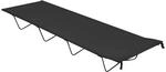 vidaXL Campingbett 180x60x19 cm Oxford-Gewebe und Stahl Schwarz 312479