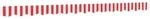 vidaXL Markisenvolant Rot und Wei&szlig; Gestreift 3,5 m 367799