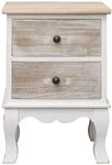 vidaXL Nachttisch 35x30x50 cm Paulownia Holz
