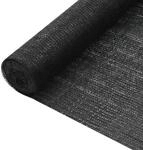 vidaXL Zaunblende Schwarz 2x25 m HDPE 75 g/m&sup2; 149330