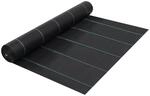 vidaXL Unkrautfolie Schwarz 2x50 m PP 313067