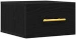 vidaXL Nachttisch Schwarz Eichen-Optik 35 x 35 x 20 cm Holzwerkstoff 863786