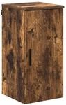 vidaXL Badezimmerschrank mit T&uuml;r Ger&auml;ucherte Eiche 30 x 31,5 x 61 cm 883349