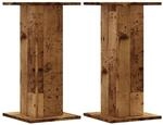 vidaXL Pflanzenst&auml;nder 2 Stk Altholz-Optik 30x30x60 cm Holzwerkstoff 3307862