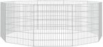 vidaXL Kaninchenk&auml;fig 10 Paneele 54x60 cm Verzinktes Eisen vidaXL...