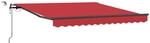 vidaXL Markisenstoff mit Rot 300 x 250 cm Polyester 3330148