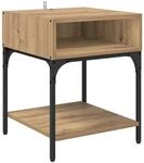vidaXL Nachttisch Artisan-Eiche 40 x 40 x 50 cm Holzwerkstoff 881814