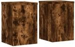 vidaXL Pflanzenst&auml;nder 2 Stk R&auml;uchereiche 25x25x35 cm Holzwerkstoff 852910