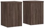 vidaXL Pflanzenst&auml;nder 2 Stk Braun Eiche 25x25x35 cm Holzwerkstoff 852912