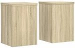 vidaXL Pflanzenst&auml;nder 2 Stk Sonoma-Eiche 20x20x30 cm Holzwerkstoff 852899