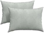 vidaXL Sofakissen 2 St&uuml;ck Hellgrau 70 x 50 cm Cordstoff 42013756
