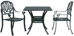 vidaXL 3-Tlg Bistro-Set Gr&uuml;n Aluminiumguss 3216340