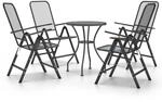 vidaXL 5-tlg Garten-Essgruppe Streckgitter Anthrazit Modell 2