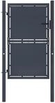 vidaXL Gartentor Stahl 100 x 200 cm Anthrazit 144522