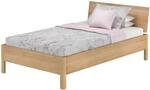 Erst-Holz Einzelbett Metallfrei 120 x 200 Massives Buchenholz Modell 93 Rollrost