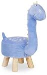 Relaxdays Tierhocker MDF Schaumstoff Polyester Blau Abnehmbar 57 cm x 28 cm x...
