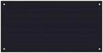 vidaXL K&uuml;chenr&uuml;ckwand Schwarz 100x50 cm Hartglas 249491