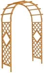 MCW Rosenbogen Q20 Rankgitter Holz 210x126x60cm Natur