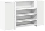 vidaXL Empfangstresen Wei&szlig; 180 x 50 x 103,5 cm Holzwerkstoff 3324169