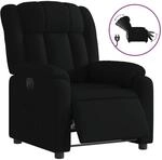 vidaXL Relaxsessel Elektrisch Schwarz Stoff 3205294