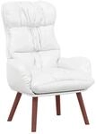 vidaXL Relaxsessel Wei&szlig; 69 x 74 x 93 cm Kunstleder 42001879