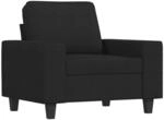 vidaXL Sessel Schwarz 60 cm Stoff 359379