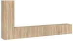 vidaXL 3-Tlg TV-Schrank-Set Sonoma-Eiche Holzwerkstoff 3114320