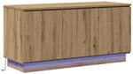 vidaXL TV-Schrank mit LED Artisan-Eiche 100 x 38 x 49 cm Holzwerkstoff 869673