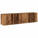 vidaXL TV-Wandschr&auml;nke 2 Stk Altholz-Optik 80x30x41 cm 857667