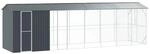 vidaXL Vogelk&auml;fig Anthrazit 860 x 208 x 247 cm Verzinkter Stahl 3325155
