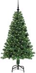 vidaXL K&uuml;nstlicher Weihnachtsbaum mit 150 LEDs mit St&auml;nder Gr&uuml;n 150 cm...