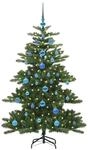vidaXL K&uuml;nstlicher Klappbarer Weihnachtsbaum mit 150 LEDs 150 cm PVC 3397660