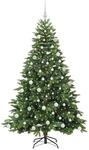vidaXL K&uuml;nstlicher Weihnachtsbaum mit 300 LEDs Gr&uuml;n 180 cm PE und PVC 3397552