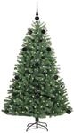 vidaXL K&uuml;nstlicher Klappbarer Weihnachtsbaum mit 150 LEDs Gr&uuml;n 150 cm 3395479