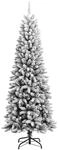 vidaXL K&uuml;nstlicher Weihnachtsbaum Beschneit 240 cm PVC PE