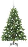vidaXL K&uuml;nstlicher Weihnachtsbaum mit 150 LEDs Gr&uuml;n 150 cm PE und PVC 3397539
