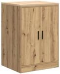 vidaXL Garagen-Aufbewahrungsschrank Artisan-Eiche Massivholz Kiefer 860579