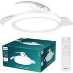 Philips Deckenventilator Bliss Wei&szlig; Einziehbare Rotorbl&auml;tter 1060 mm