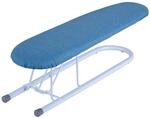 Relaxdays &Auml;rmelbrett Stahl Blau Wei&szlig; Klappbar Rutschfest Hitzebest&auml;ndig 14 cm x 52