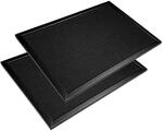 AIR2GO MetallFettfilter 245x165mm mit Aktivkohle f&uuml;r AEG MCFB70 LongLife 2 St&uuml;ck
