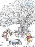 Komar Wandbild Winnie Pooh Playground 30 x 40 cm