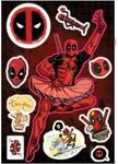 Komar Deko-Sticker Deadpool Derppool 50 x 70 cm gerollt
