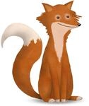 Komar Wandbild Cute Fox 30 x 40 cm