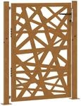 vidaXL Gartentor 105 x 130 cm Cortenstahl Helles Design 4100955