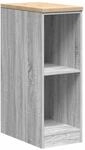 vidaXL Garagen-Aufbewahrungsschrank Grau Sonoma Massivholz Kiefer 860531