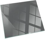 Tulup Glasplatte f&uuml;r Kamin Grau Glasplatte f&uuml;r Kamin&ouml;fen Quadrat 50x50 cm...
