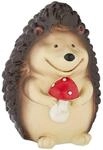 Relaxdays Gartenfigur Igel Polyresin Braun Wetterfest 15 cm x 10,5 cm x 10,5 cm 250 g