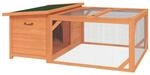 PawHut Hasenstall Tannenholz 125,5 x 100 x 49cm