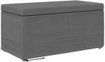 vidaXL Hocker Dunkelgrau 81 x 41 x 40 cm Stoff und Pressholz 876774